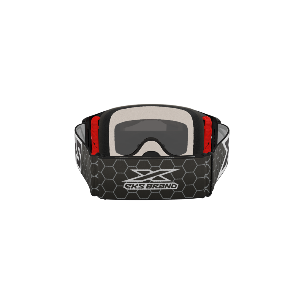 EKS LUCID GOGGLE BLACK & WHITE - SILVER MIRROR - Image 2