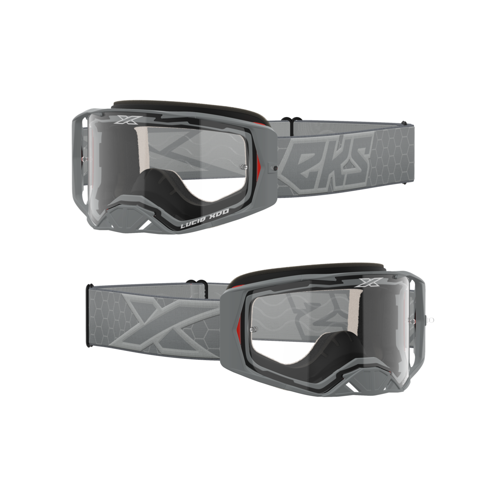 EKS LUCID GOGGLE STEALTH GREY - CLEAR LENS - Image 3
