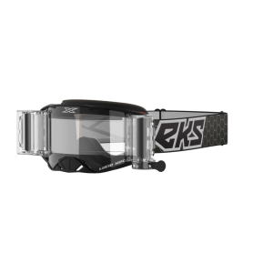 EKS LUCID GOGGLE RACE PACK BLACK & WHITE - ZIP OFF