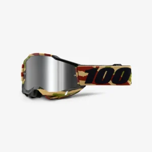 100% ACCURI 2 GOGGLE MISSION - SILVER MIRROR LENS