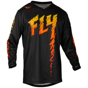 FLY F-16 YOUTH JERSEY - BLACK/ORANGE/YELLOW