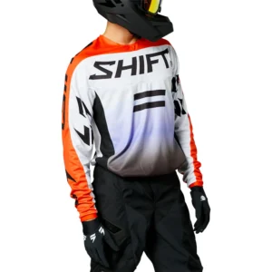 SHIFT FADE JERSEY - BLACK/WHITE/ORANGE