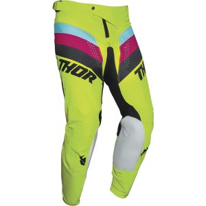 THOR PULSE RACER PANTS (YOUTH) FLO YELLOW