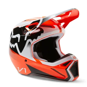 FOX V1 LEED HELMET YOUTH - DOT FLO ORG - M