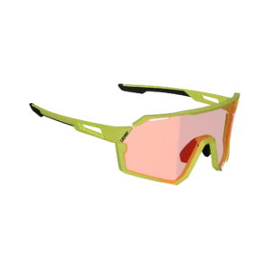 LEATT SUNGLASSES - NEON YELLOW CRYSTAL IRIZ RED
